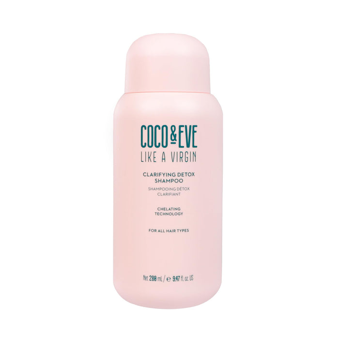 Coco and Eve Clarifying Detox Shampoo. Remove Hard Water & Product Build Up. With Hibiscus Cider Vinegar to Detox Scalp. Color Safe & Non-Stripping. (280 ml)