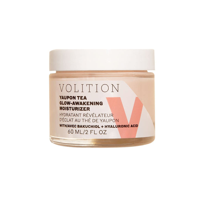 Volition Beauty Yaupon Tea Glow-Awakening Facial Moisturizer - Face Cream Energizes Tired Skin - Natural Retinol Alternative Bakuchiol Age-Defying (Full Size (2 oz)