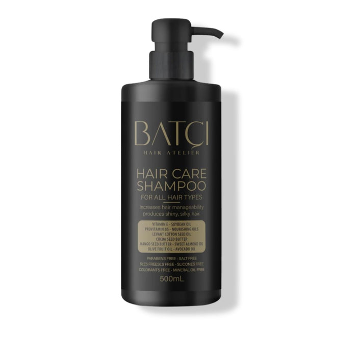 Batcı Hair Atelier Provitamin Shampoo - Paraben and Sulfate-Free, Deep Moisturizing and Strengthening, Suitable for All Hair Types, 500 ml