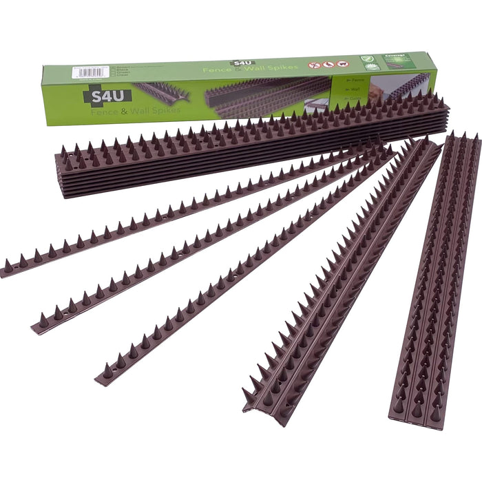 Fence Wall Spikes Garden Security Intruder Burglar Anti Climb S4U® (2 Pack (20pcs) - 10m)